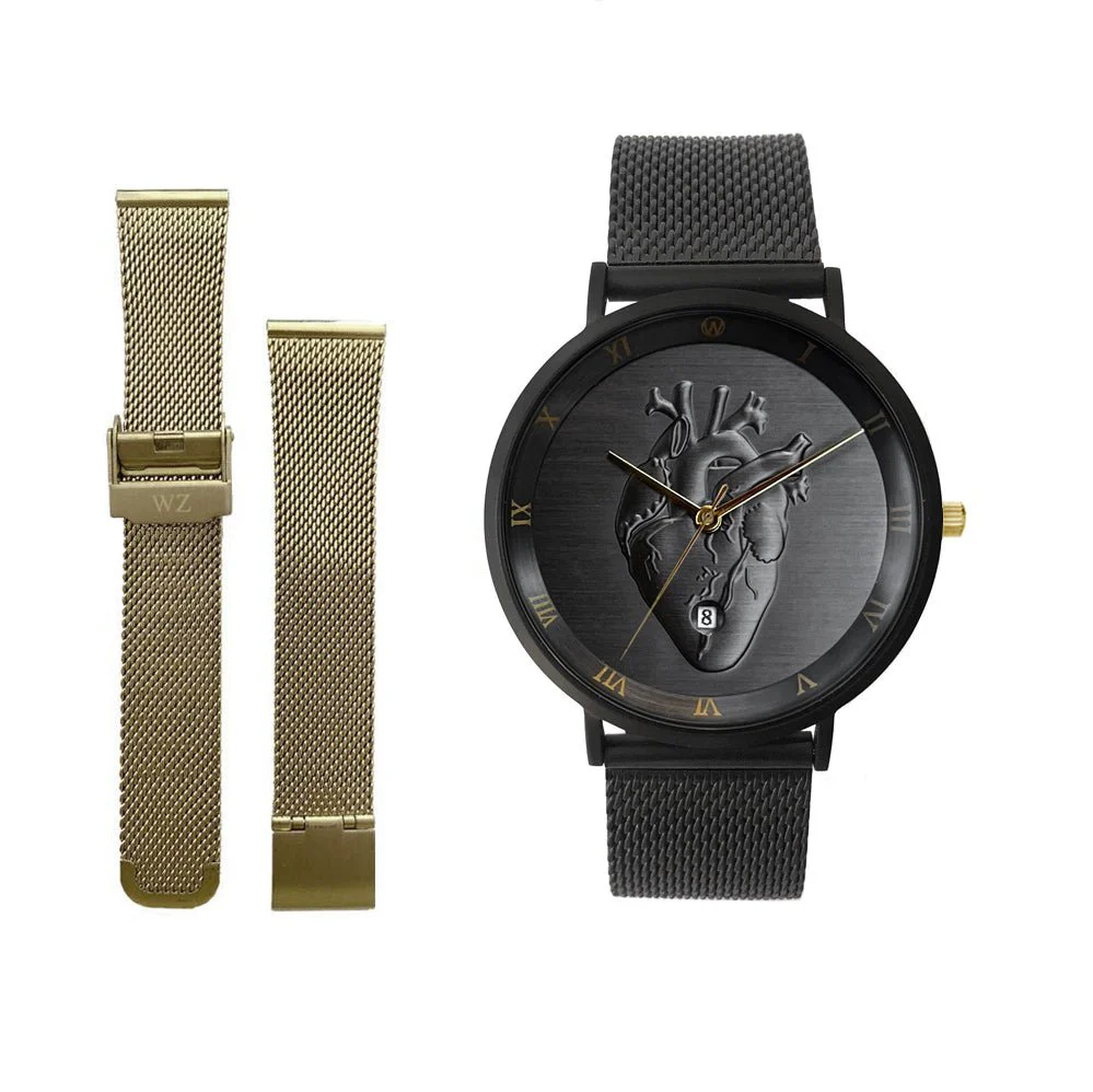 Black Heart Waterproof Watch - Image 10