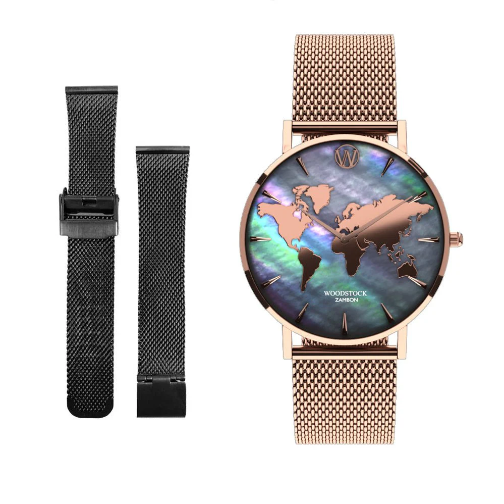 Black Pearl World Map ® Waterproof Watch - Image 13