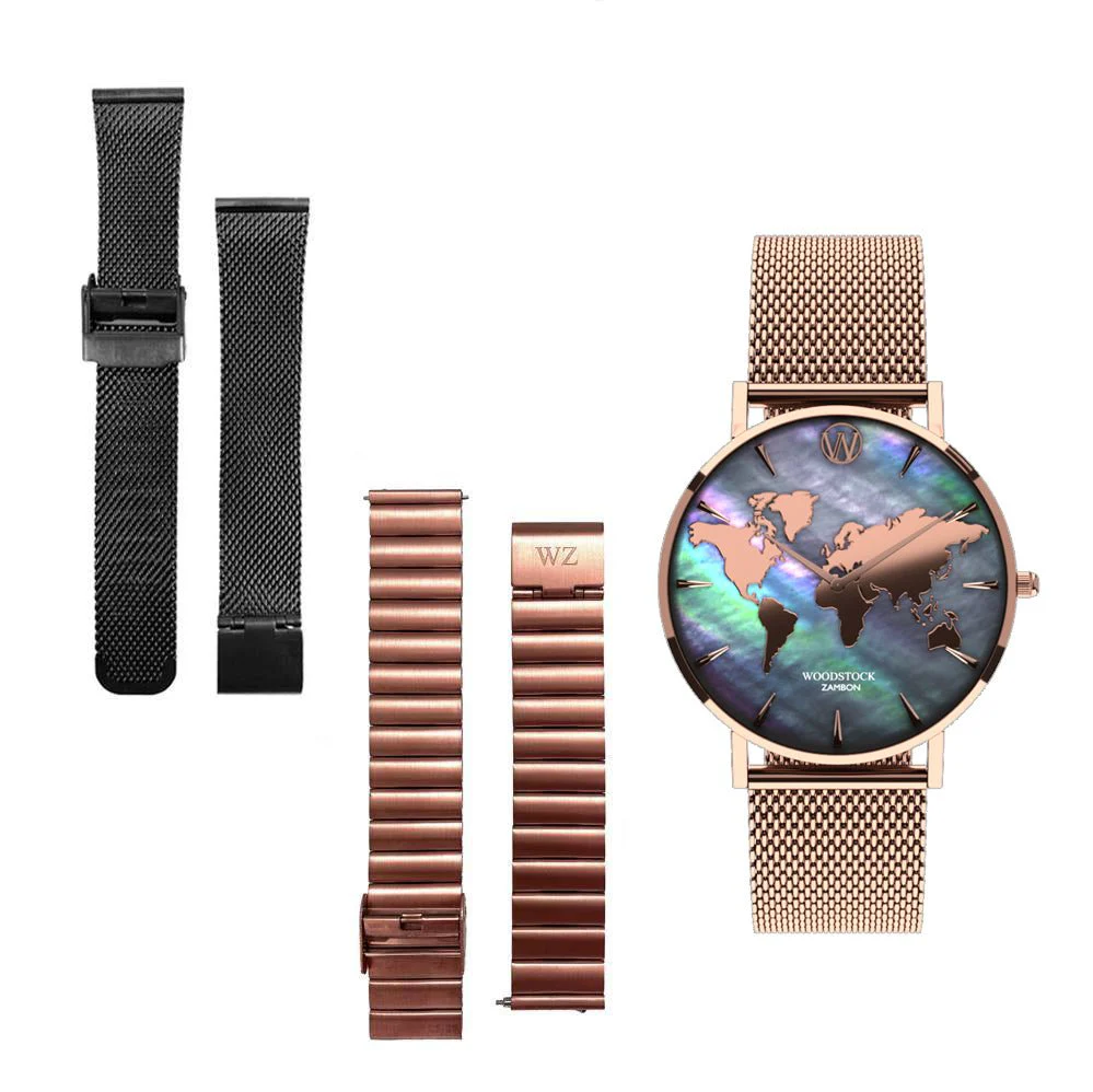 Black Pearl World Map ® Waterproof Watch - Image 14