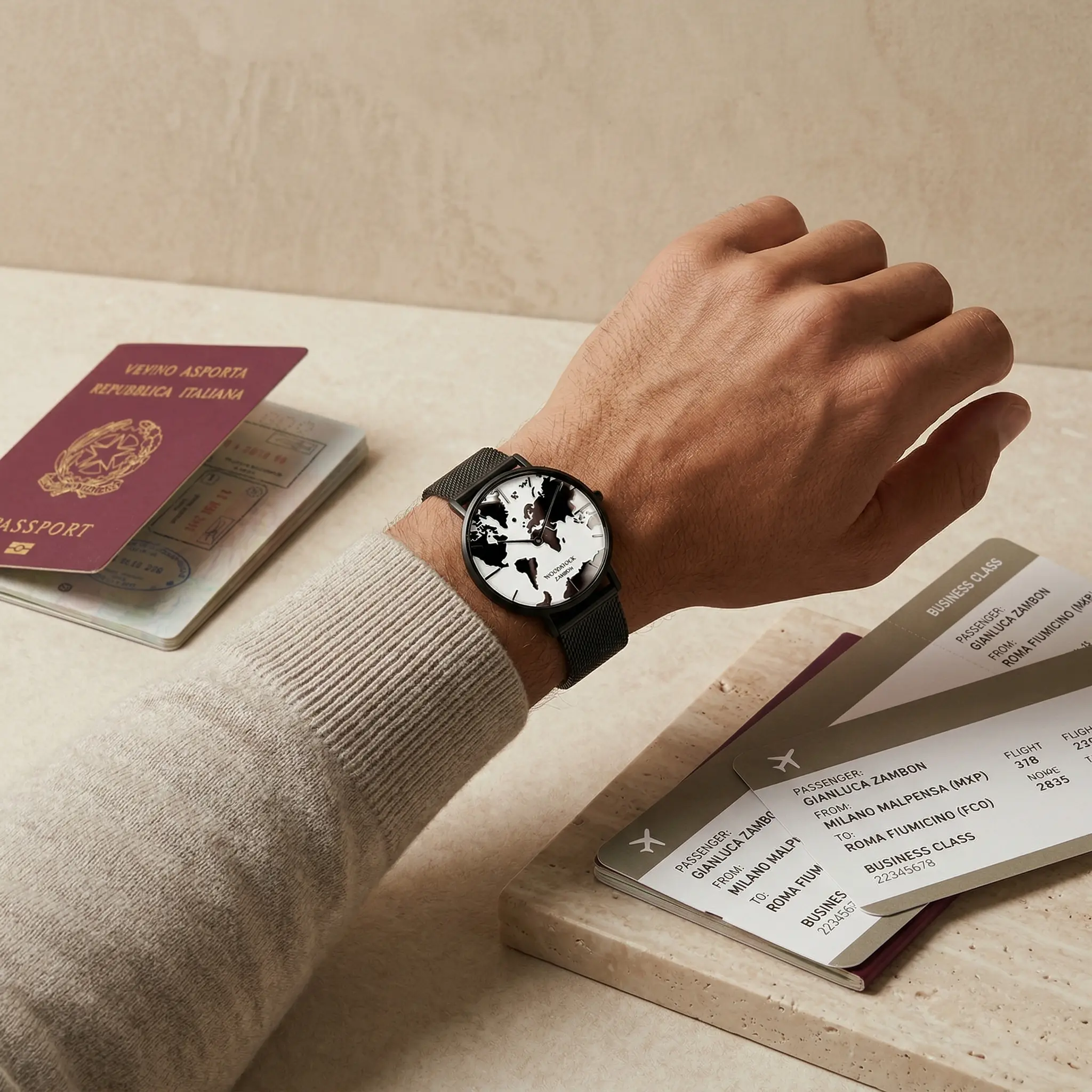 Classic World Map Waterproof Watch - Limited Edition - Image 3