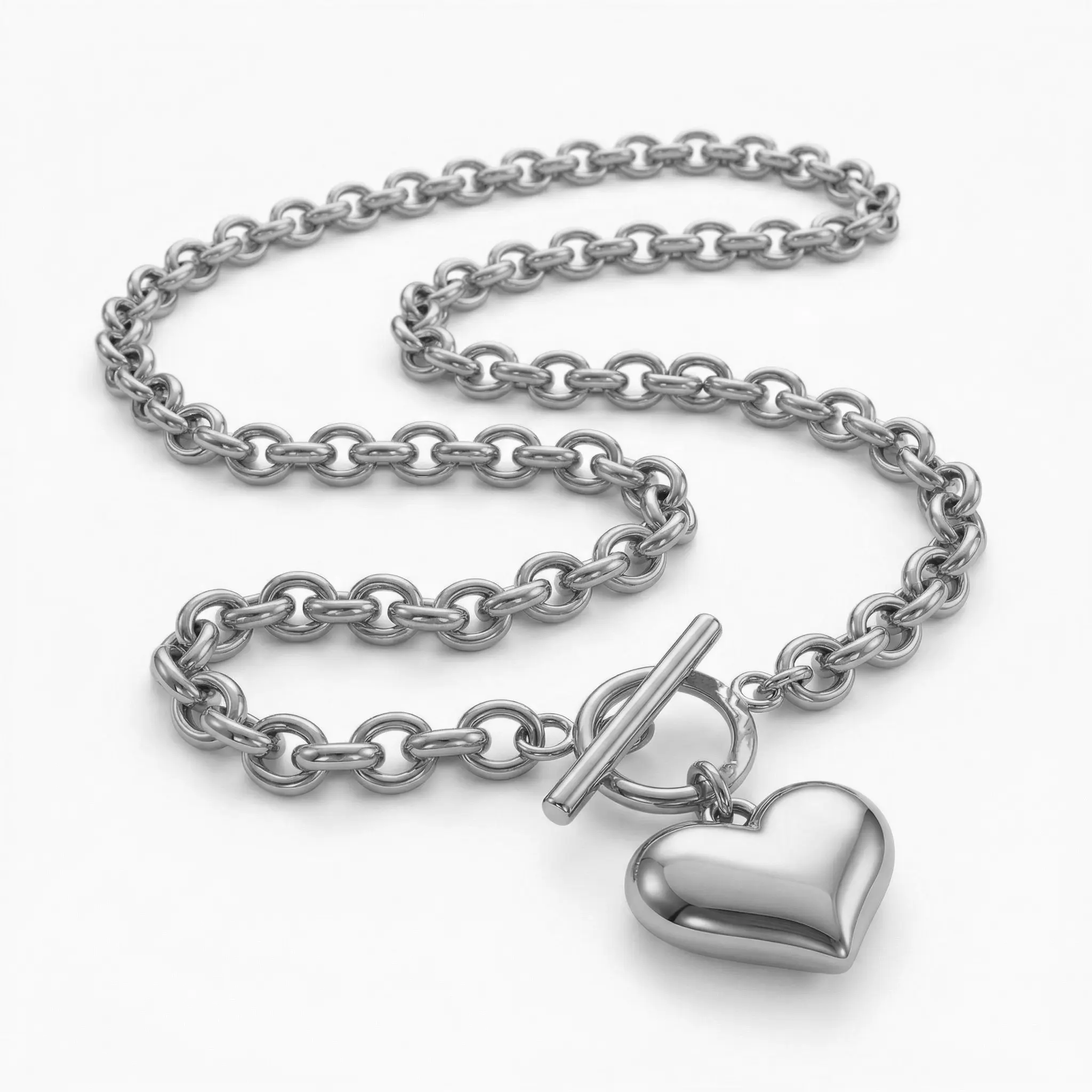 Heart Chain Necklace - Image 4