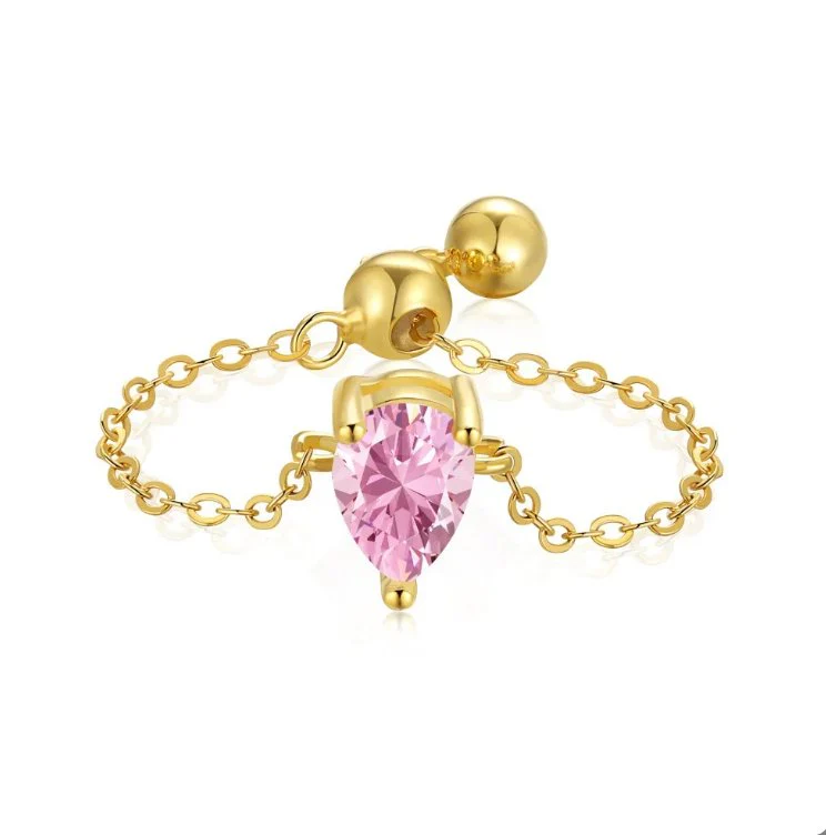 Pink Chain Ring - Image 2