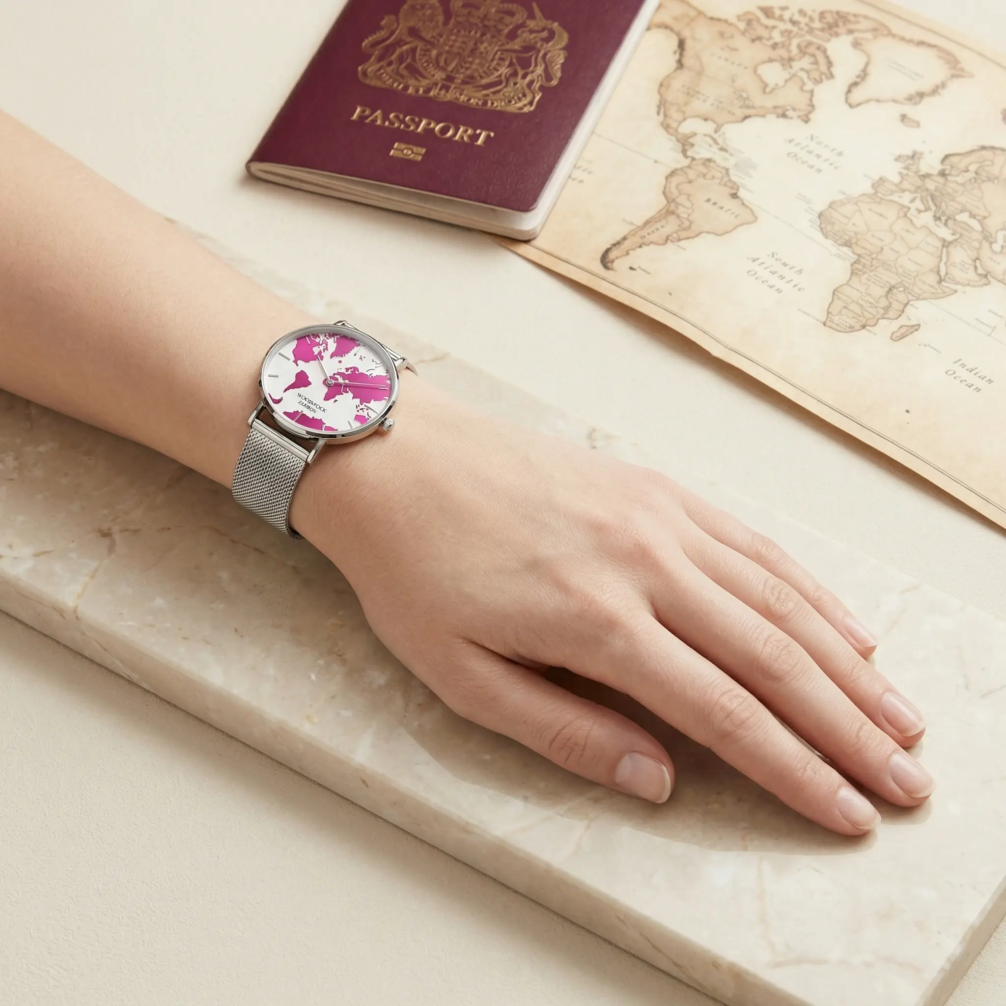 Pink Sand Waterproof Watch - Image 2
