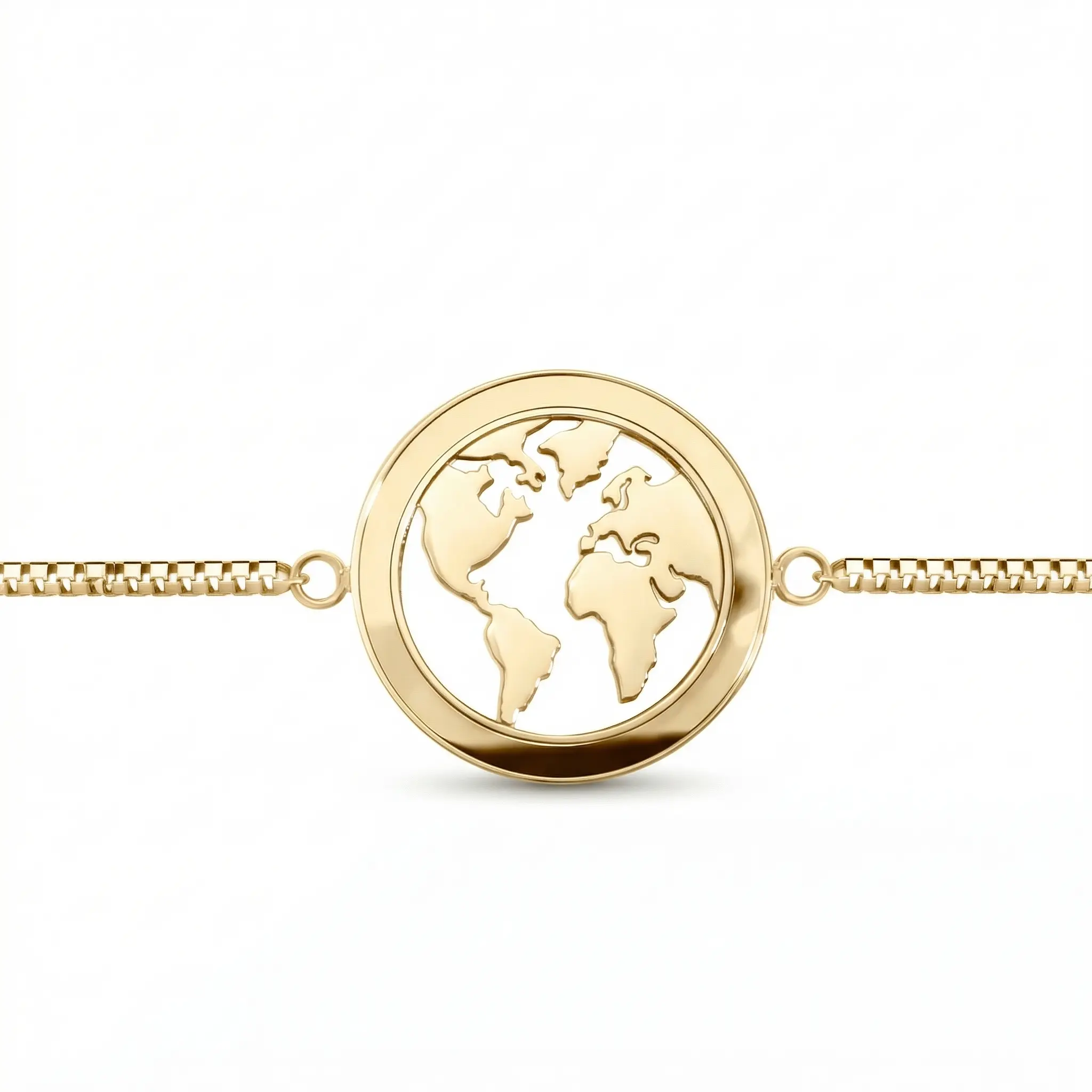 World Map Custom Bracelet