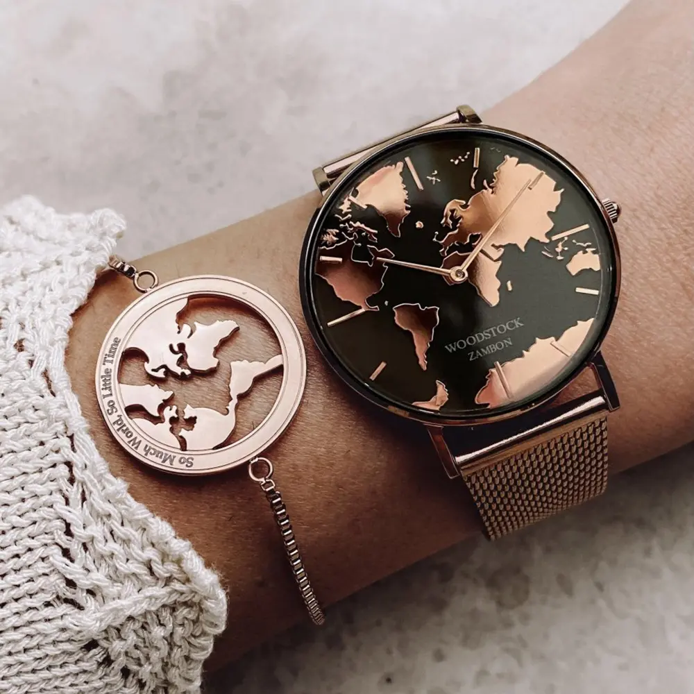 World Map Custom Bracelet - Image 6