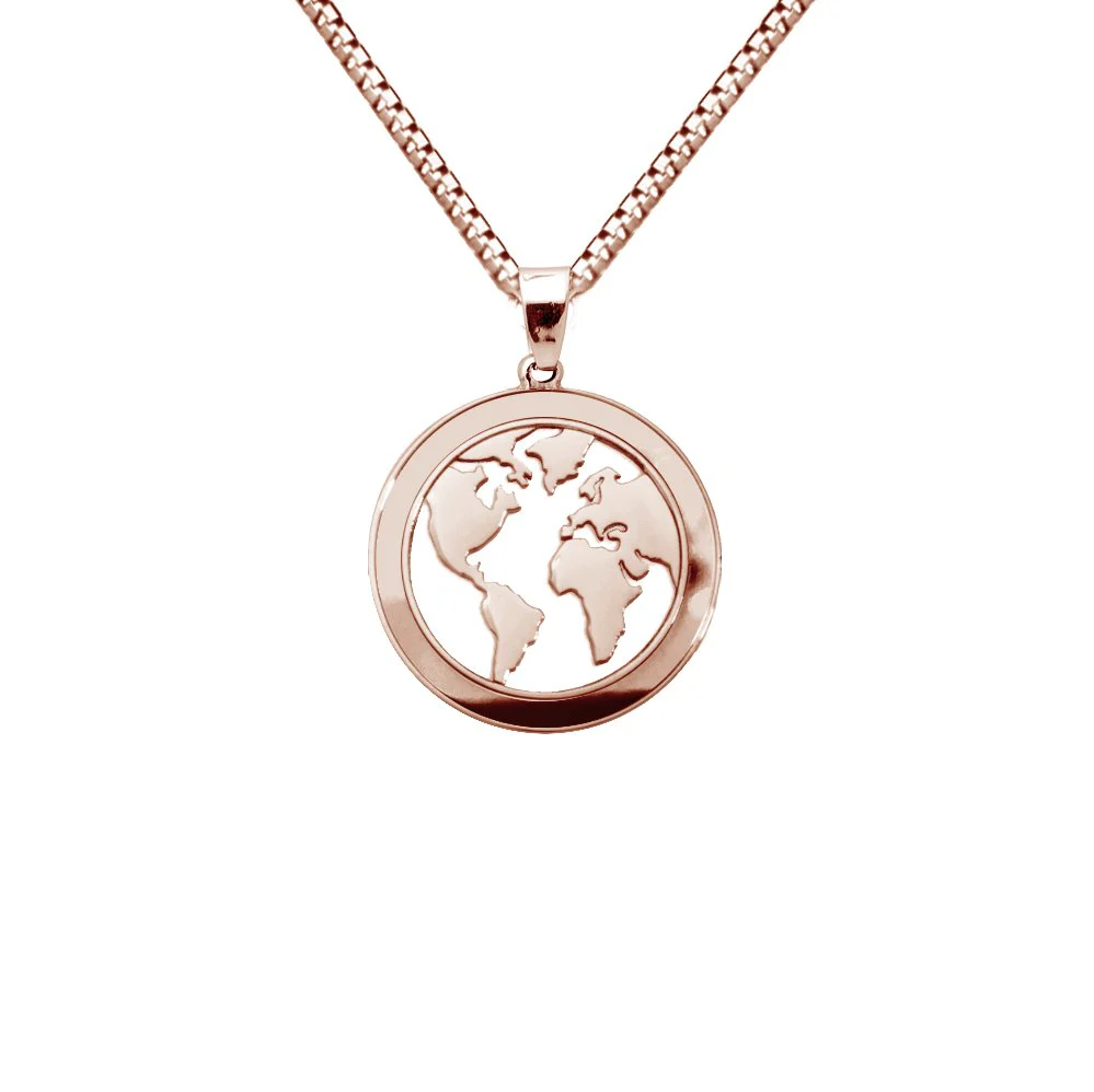 World Map Custom Necklace - Image 5
